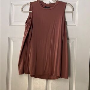 Cold Shoulder Top in Mauve